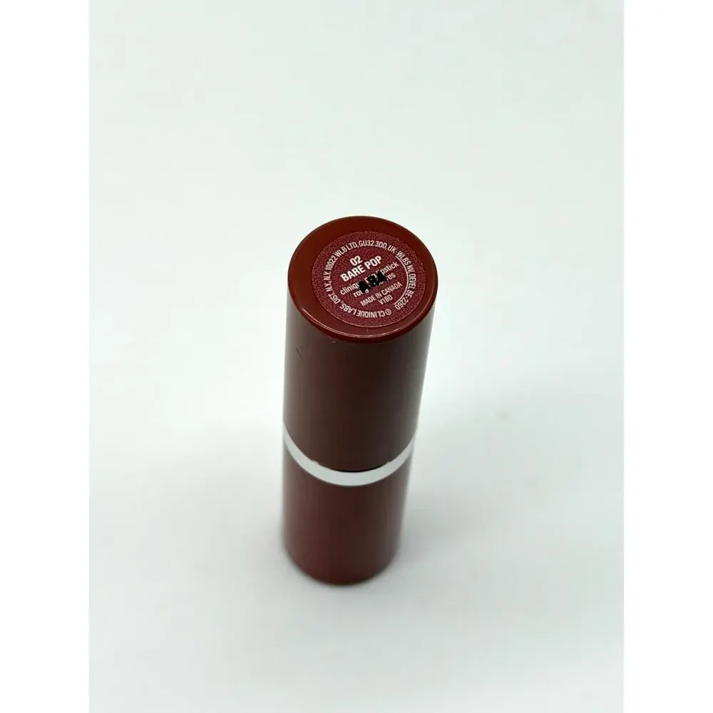 Clinique Makeup Lot 3pc Pop Lipstick Lip Gloss Minis Bare Pop Plum Tenderheart